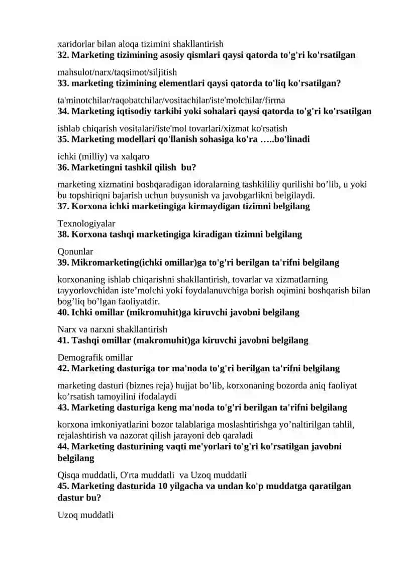 Marketing elementlari 3