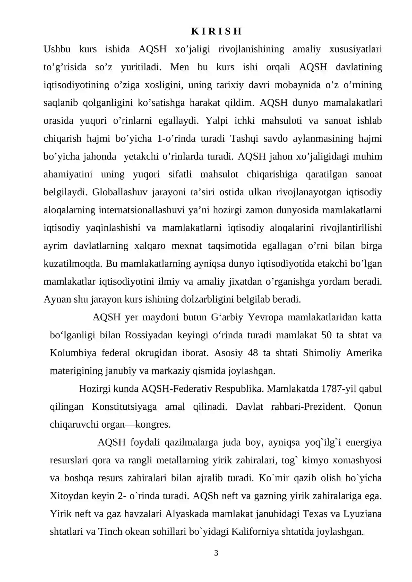 AMERIKA QO‘SHMA SHTATLARI 3