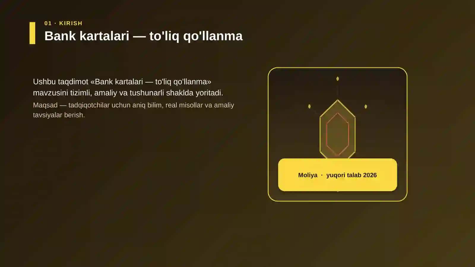 Bank kartalari — to'liq qo'llanma 3