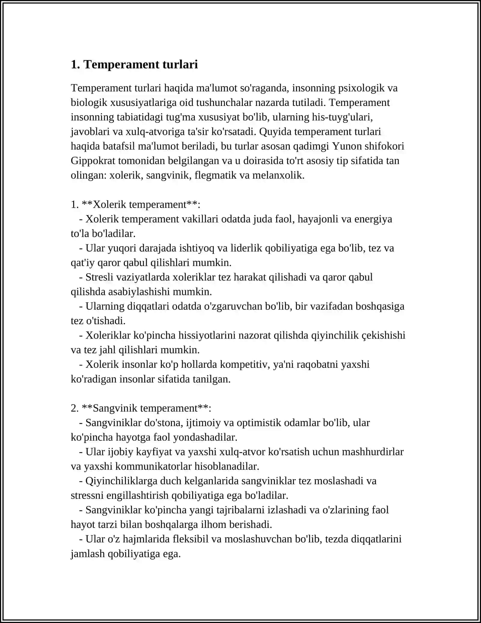 TEMPERAMENT VA UNING NAZARIYALARI 3