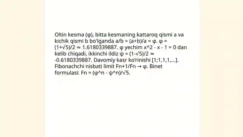 Oltin kesma va uning hayotda qo'llanishi 3