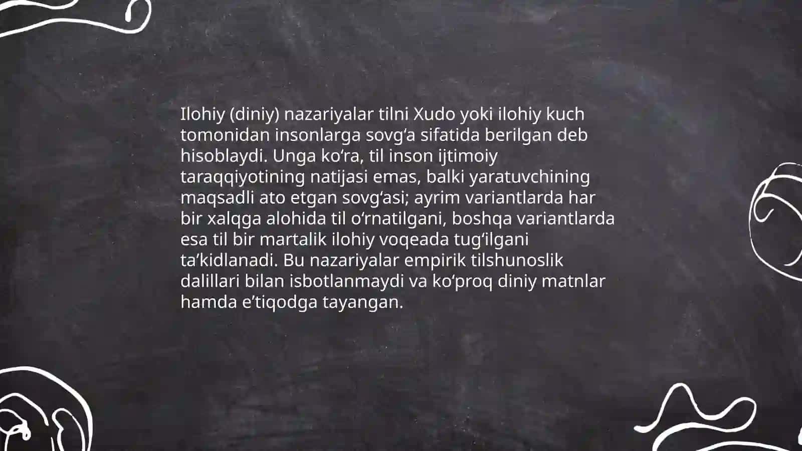Tilning Paydo Bo‘lishi Haqidagi Nazariyalar 3