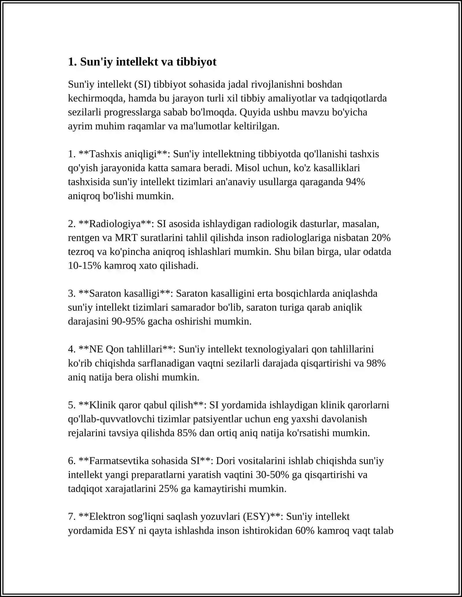 ZAMONAVIY TIBBIYOT TEXNOLOGIYALARI 3
