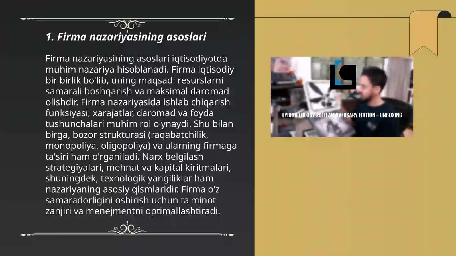 Firma nazariyasining asoslari 3