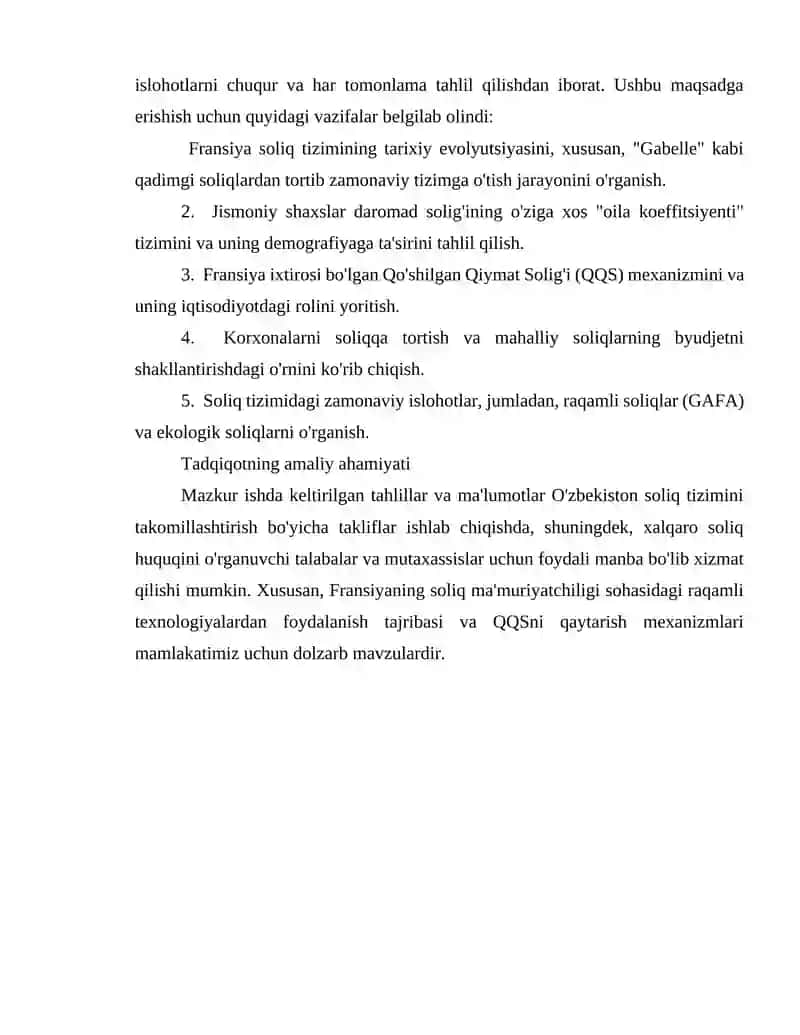 FRANSIYA RESPUBLIKASI SOLIQ TIZIMI 3