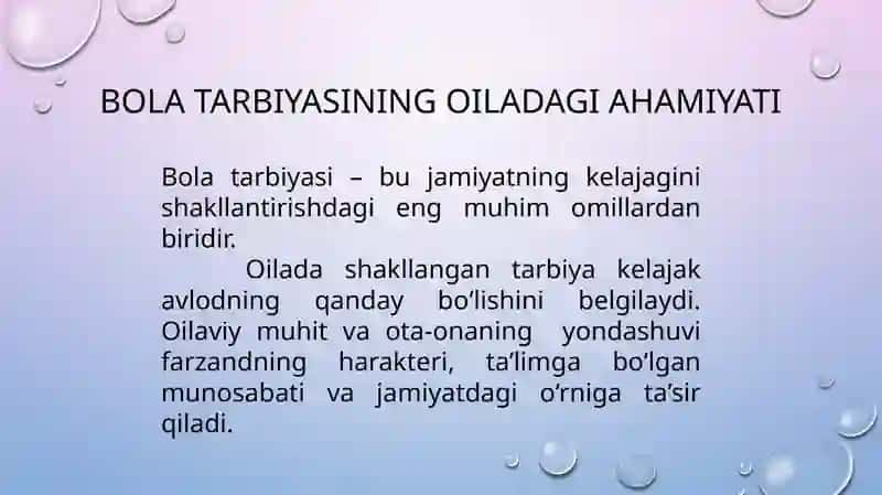 Tarbiya tushunchasi va uning mohiyati 3