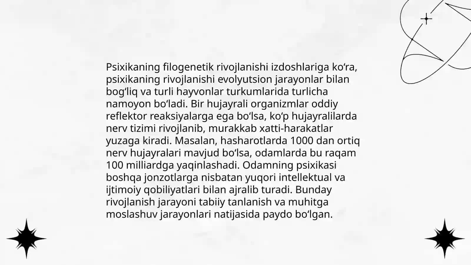 Psixikaning filogenetik taraqqiyoti 3