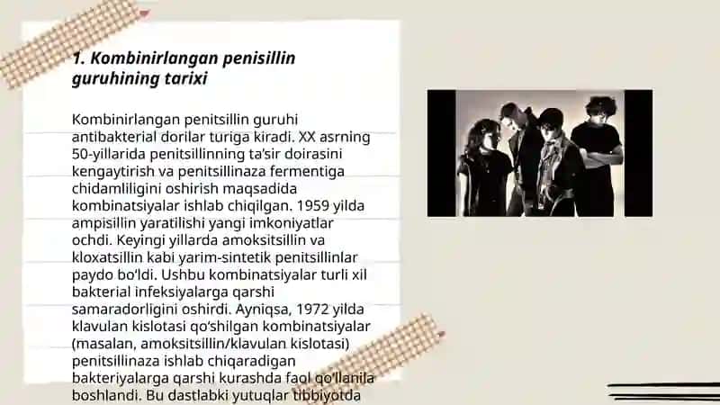 Kombinirlangan penistillin guruhini yangi avlod preparatlari 3