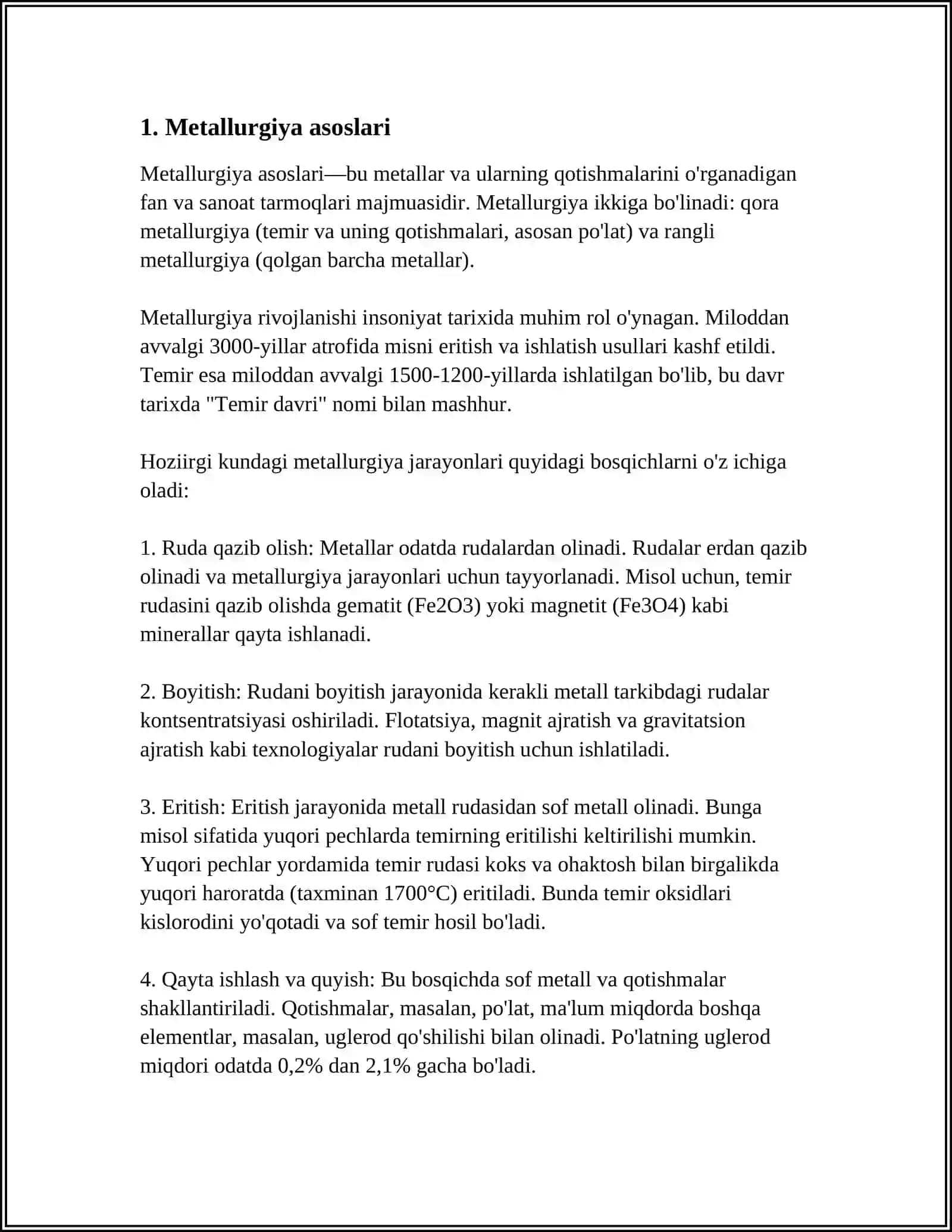 METALURGIYA VA ULARNING NITRID BIRIKMALARI 3