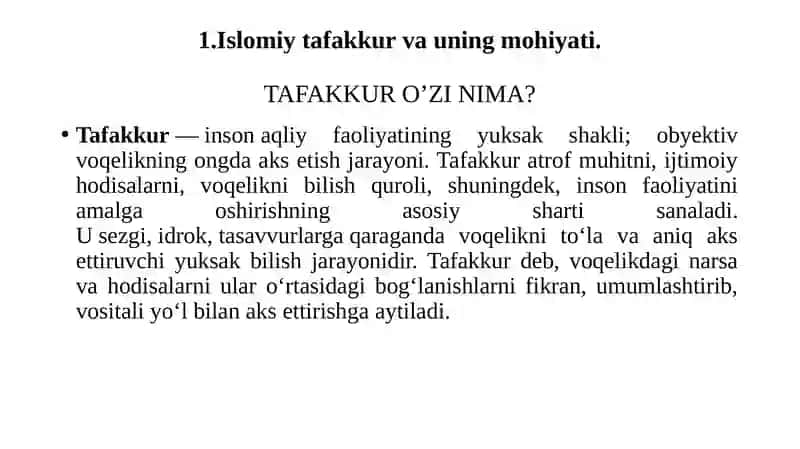 ISLOM TAFAKKURI VA MADANIYATINING SHAKLLANISH BOSQICHLARI 3