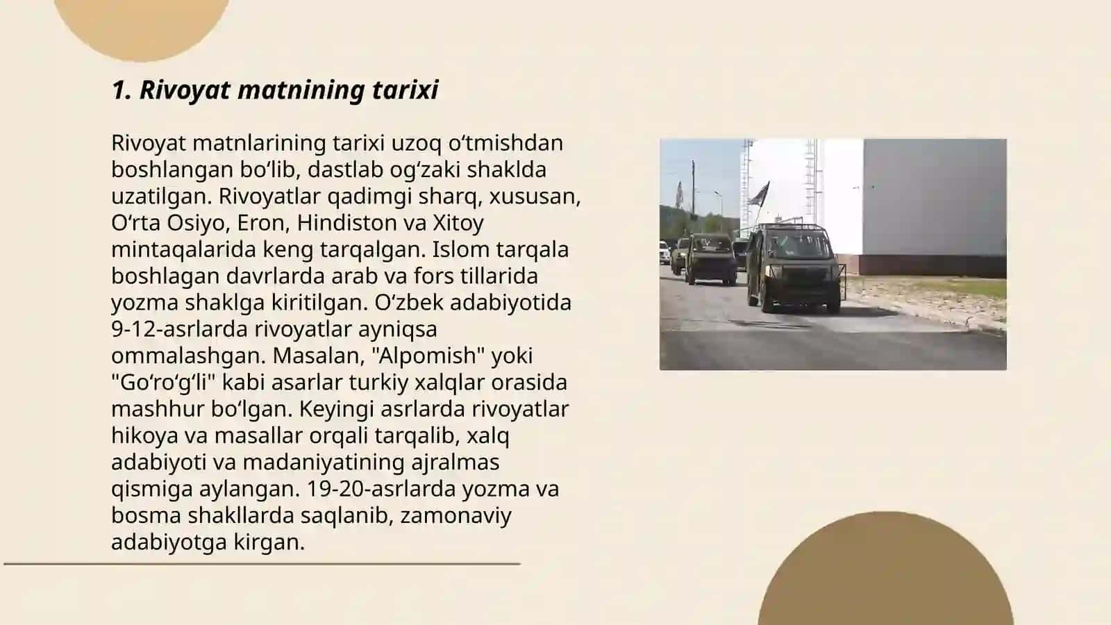Rivoyat matni va ularni badiiy o'qish 3