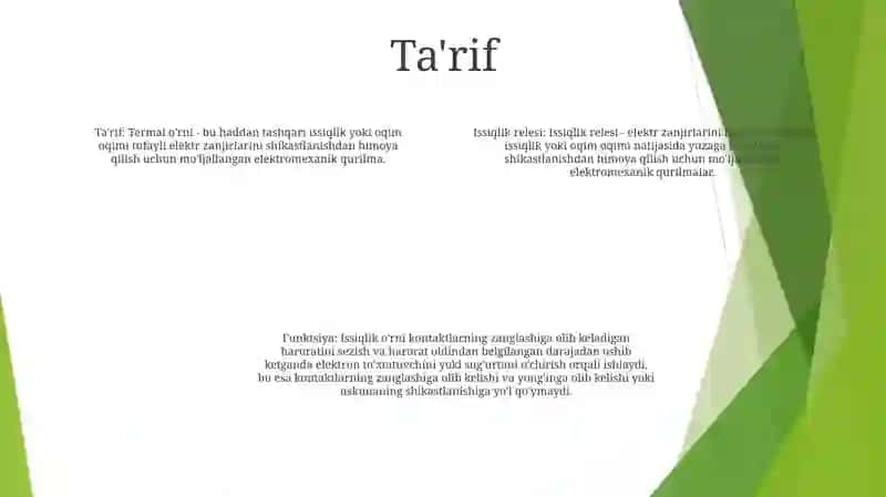 Issiqlik Relesi 3