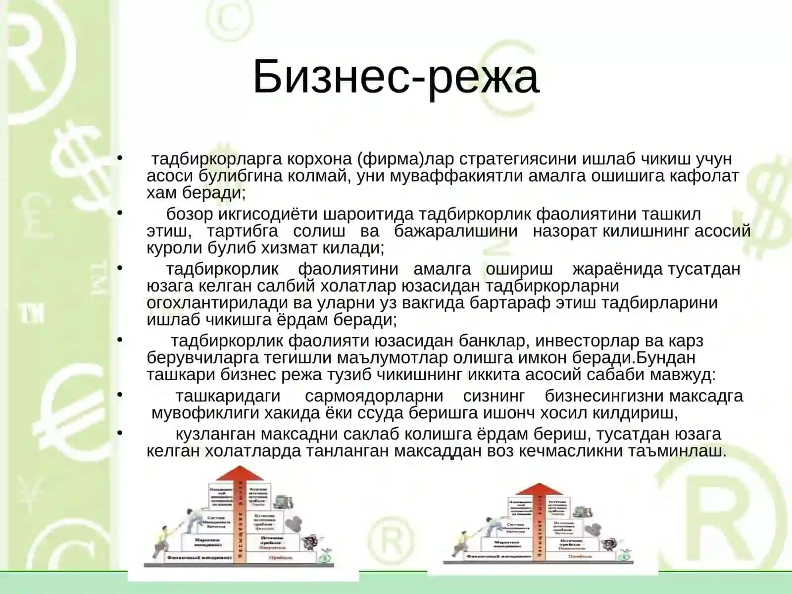 Бизнес режанинг моҳияти ва мақсади 3