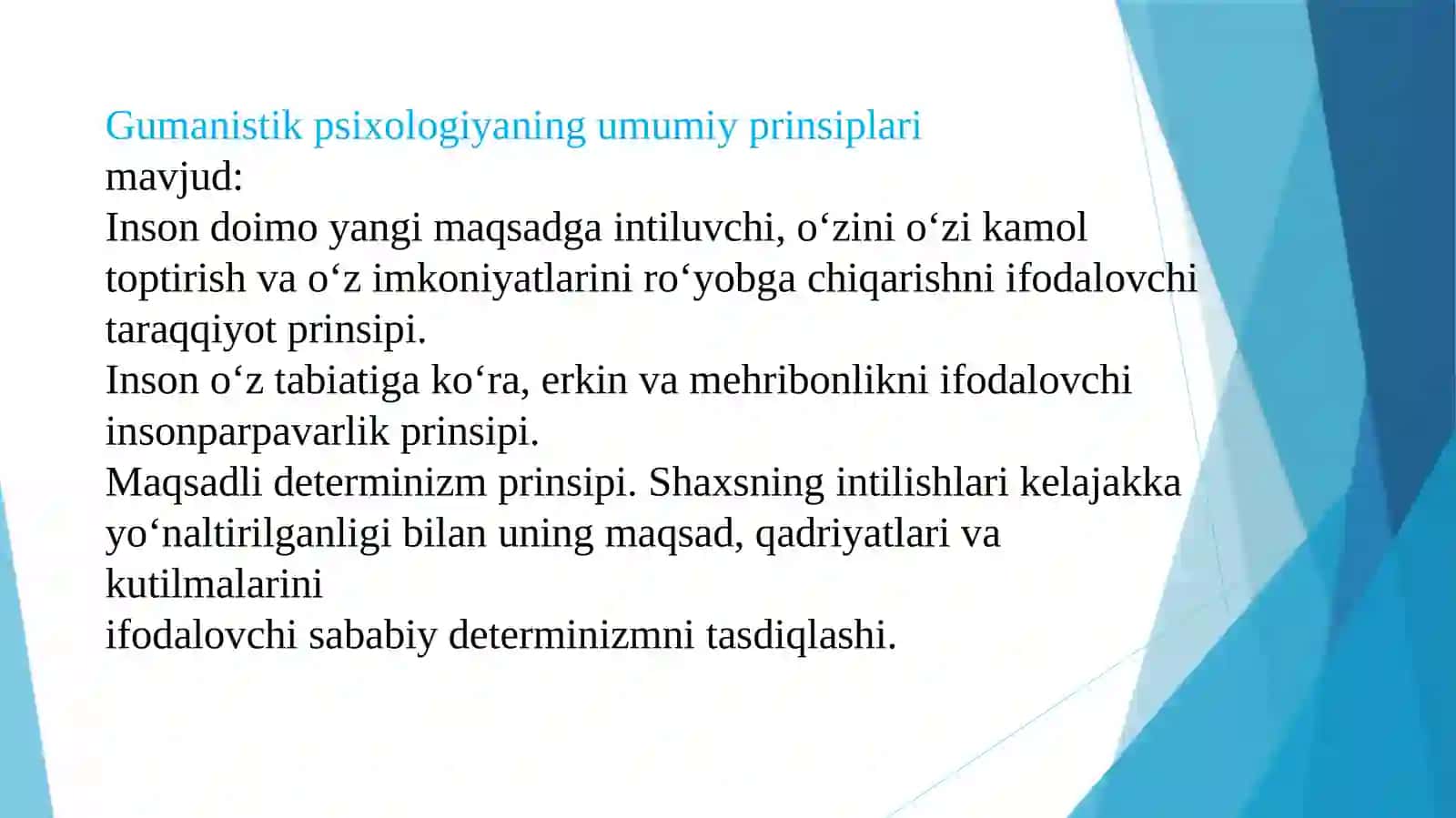 Gumanistik psixologiyada shaxs 3