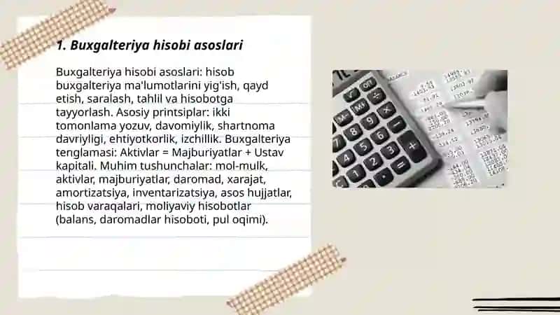 Buxgalteriya hisobi asoslari 3