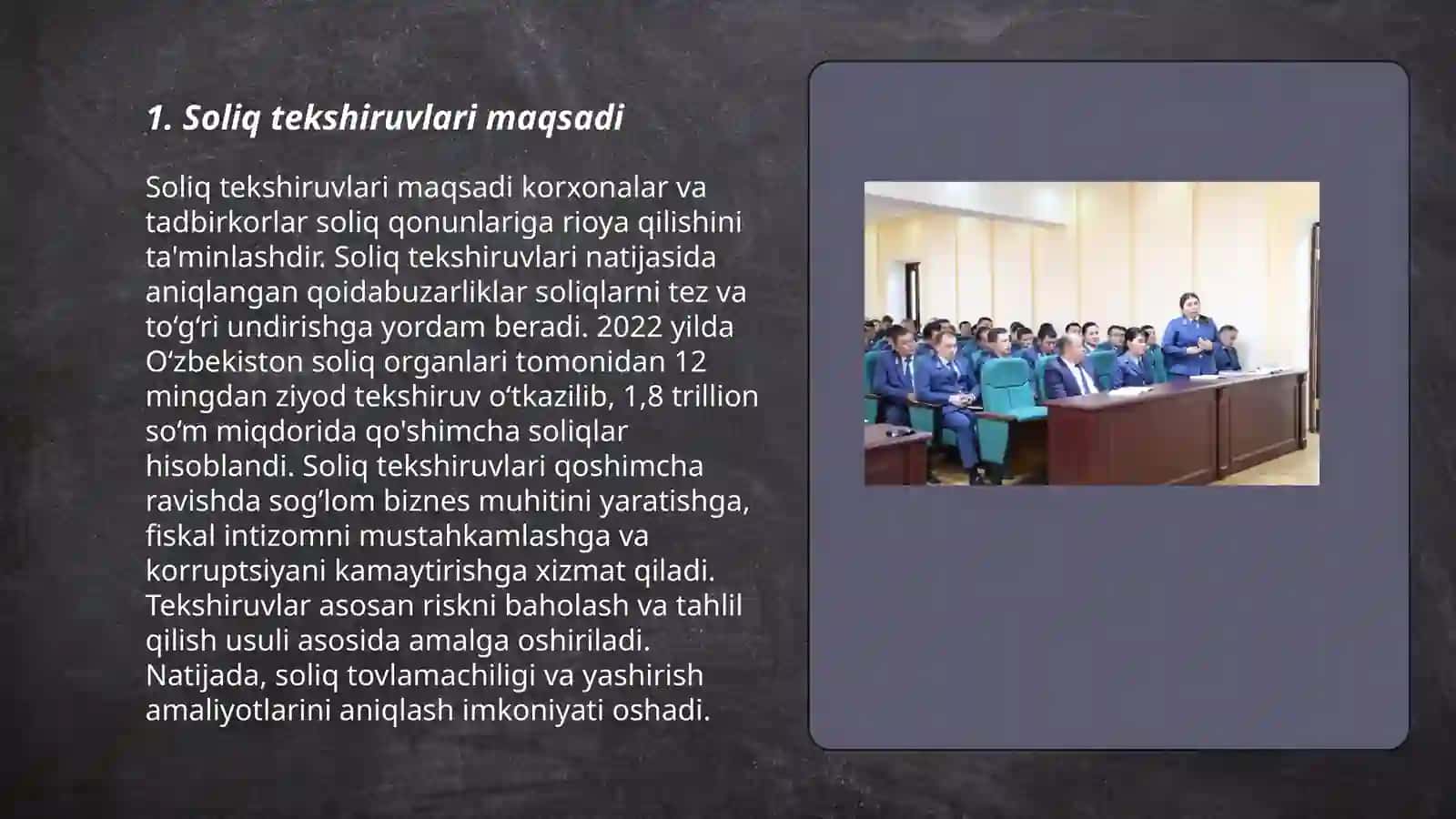Sayyor soliq tekshiruvlarini oʻtkazish tartibi 3