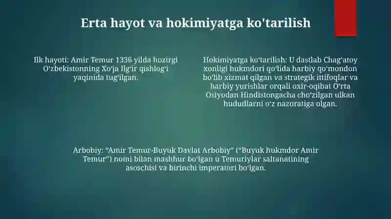 Amir Temur-Buyuk Davlat Arbobi 3