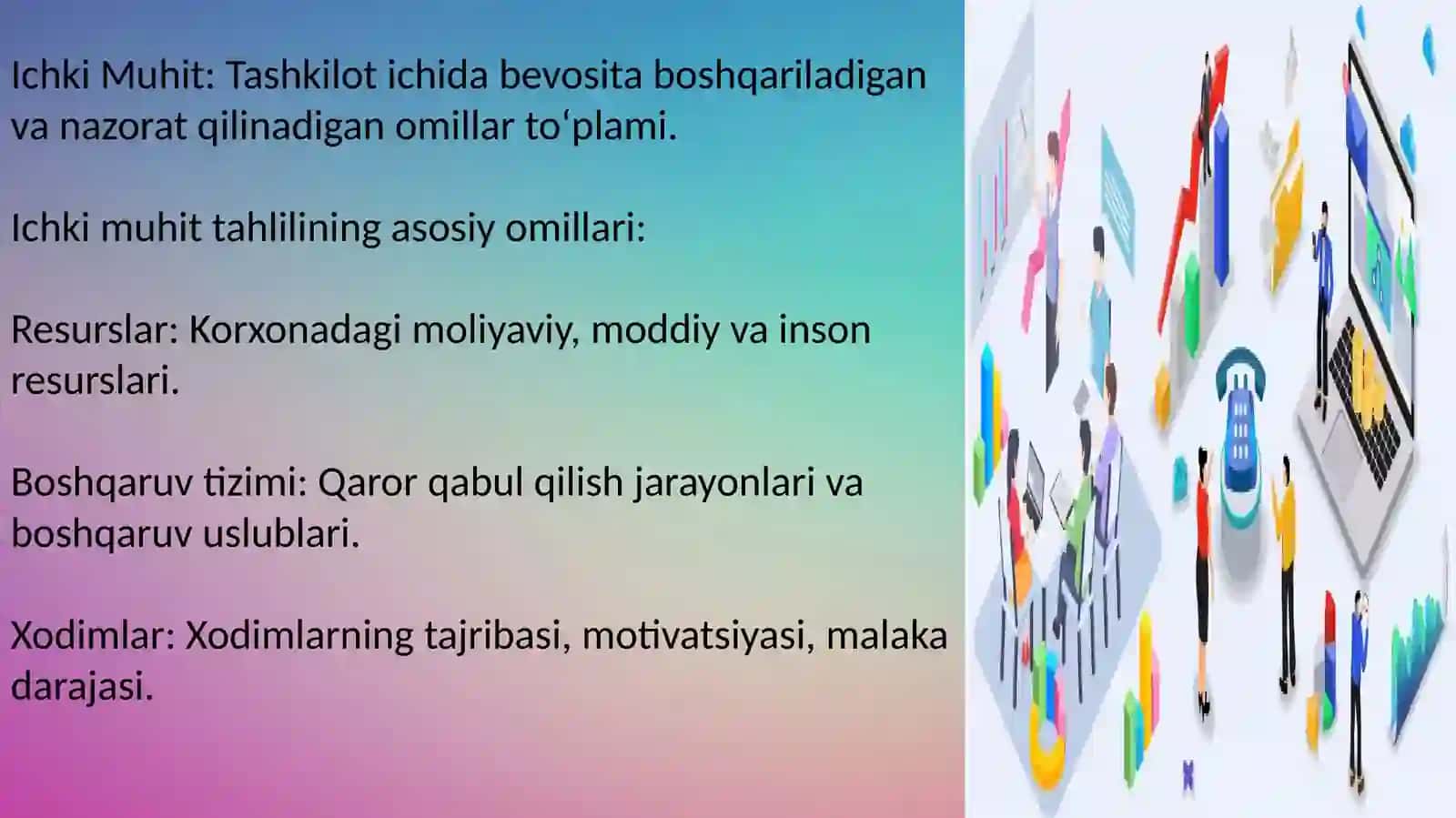 Korxonaning Ichki va Tashqi Muhitini Tahlili 3