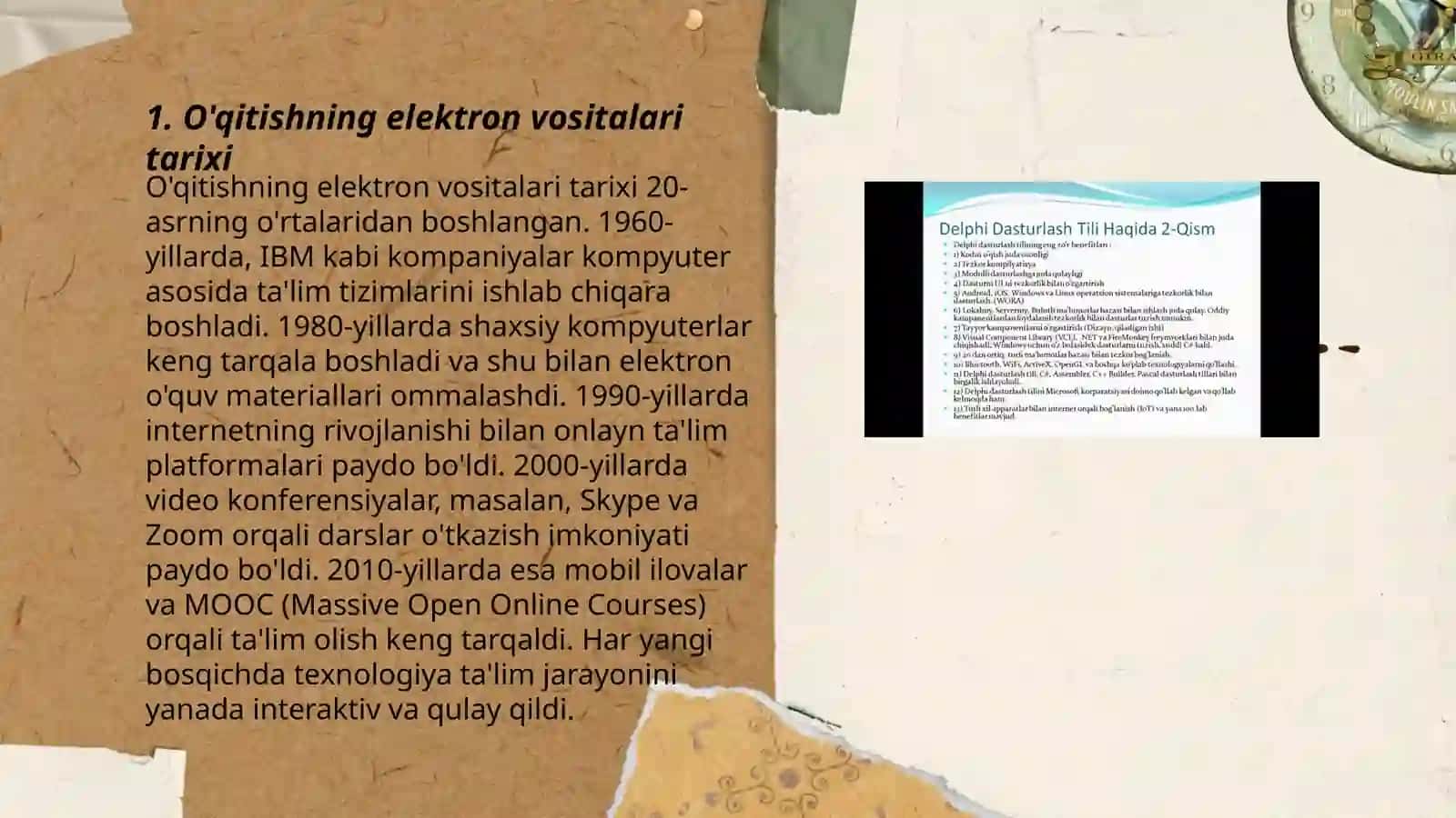 O'qitishning elektron vositalarini yaratish muhiti 3