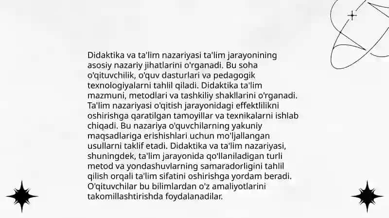 Didaktika va ta'lim nazariyasi 3