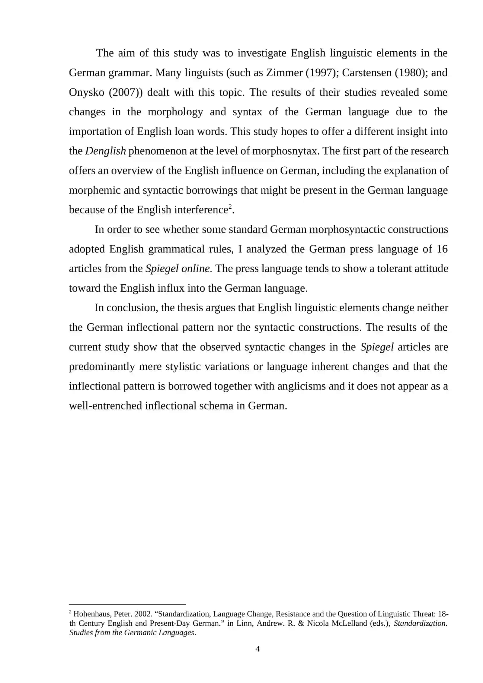 The Influence of English on German Language 3