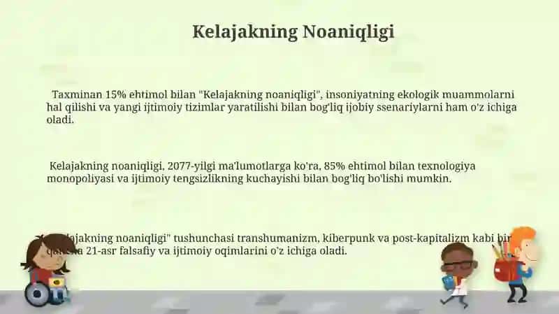 Kelajakning Noaniqligi 3