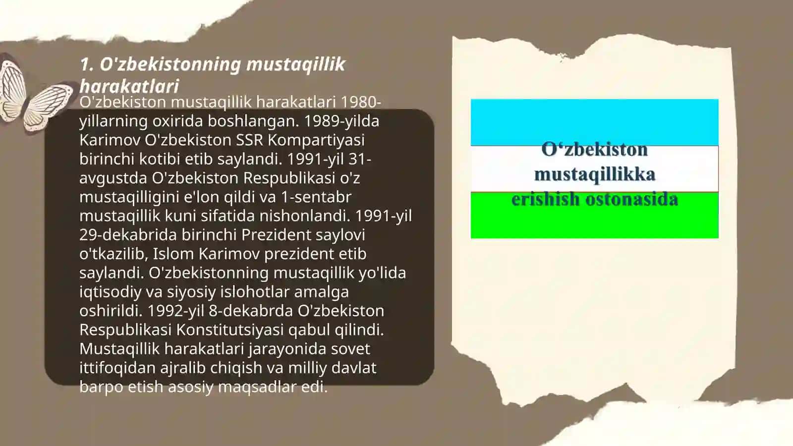 O'zbekistonning Mustaqillik Harakatlari 3