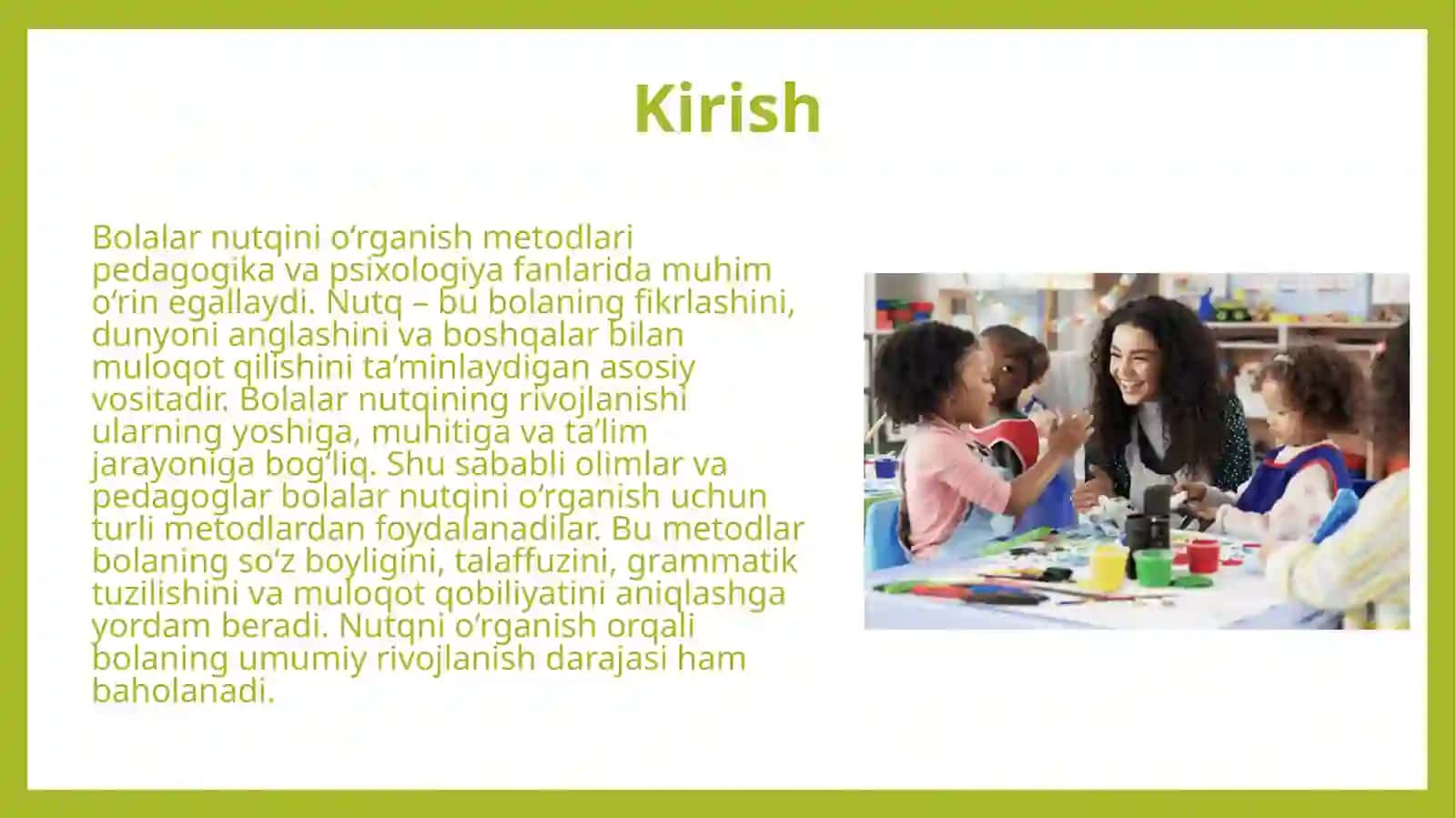 Bolalar nutqini oʻrganish metodlari 3