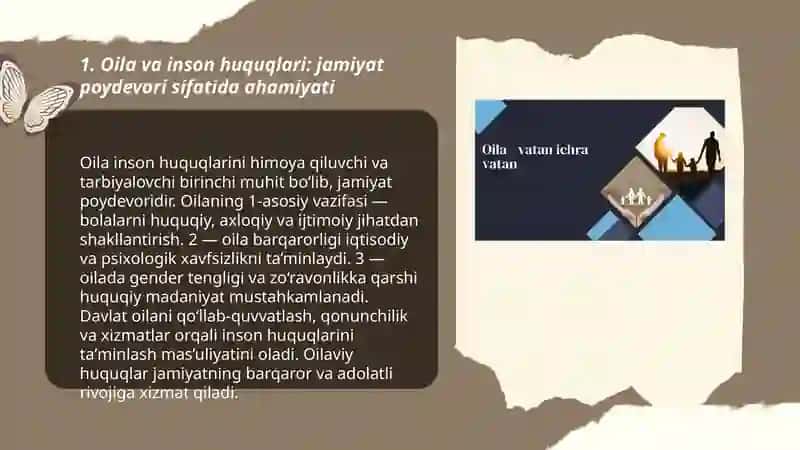 Oila vatan ichra inson huquqlari jamiyat poydevori 3