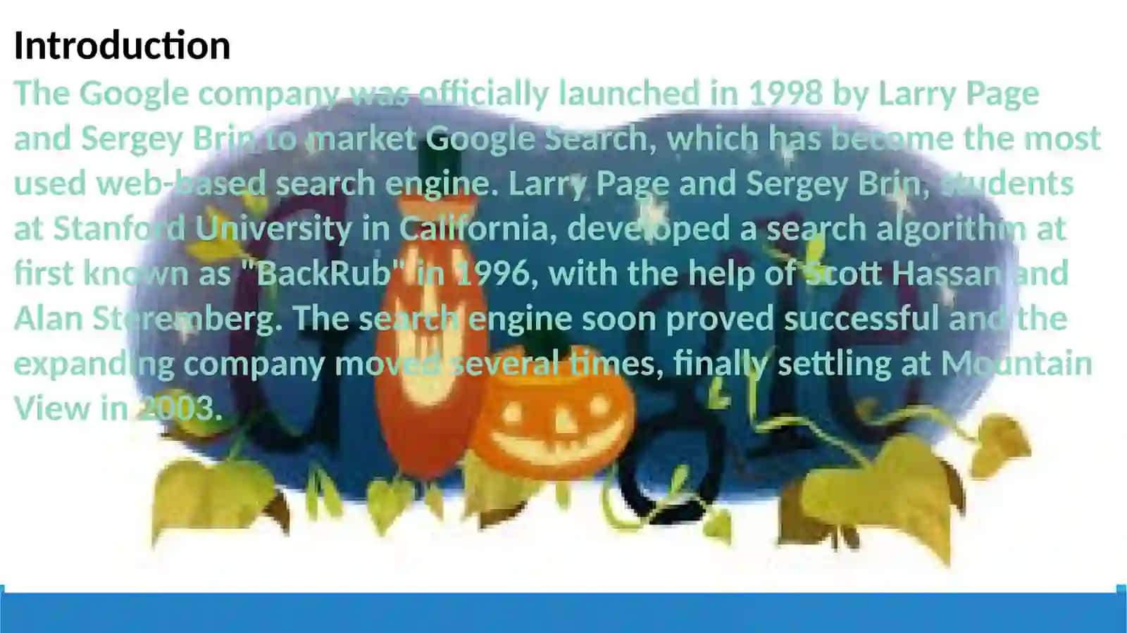 Google Company Information 3