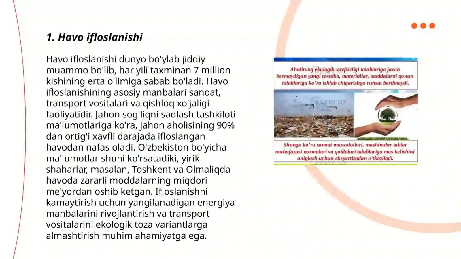 Ekologik muammolar 3