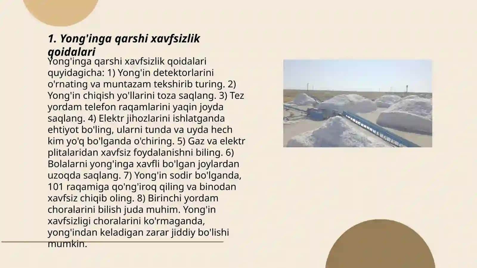 Yong'inga qarshi xavfsizlik qoidalari 3
