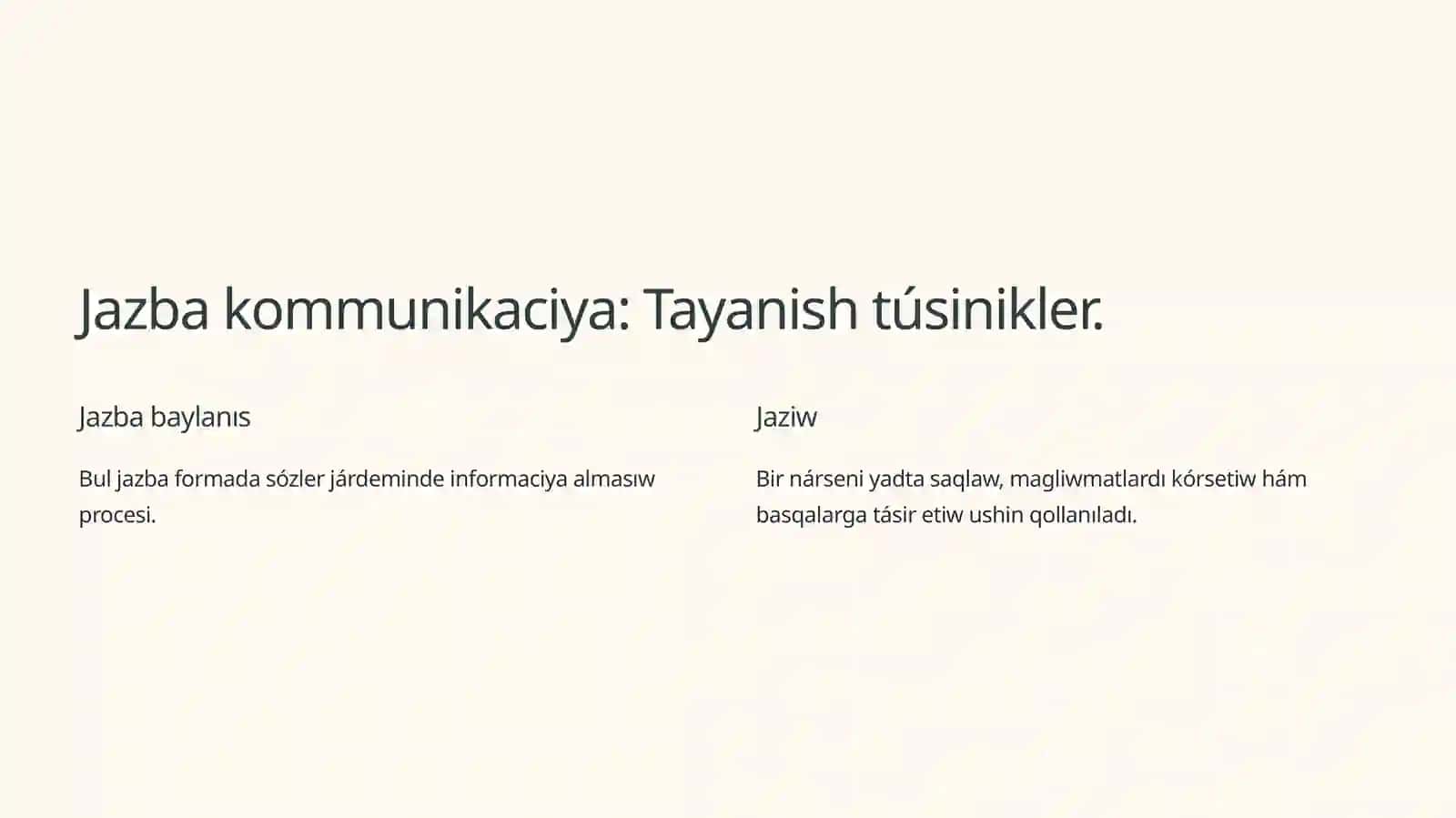 Jazba Tayanishtúsinikler 3