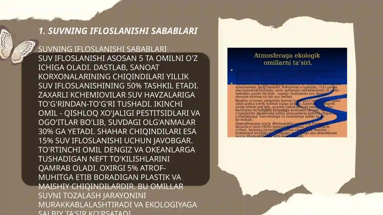 Suvning Ifloslanishi Sabablari 3