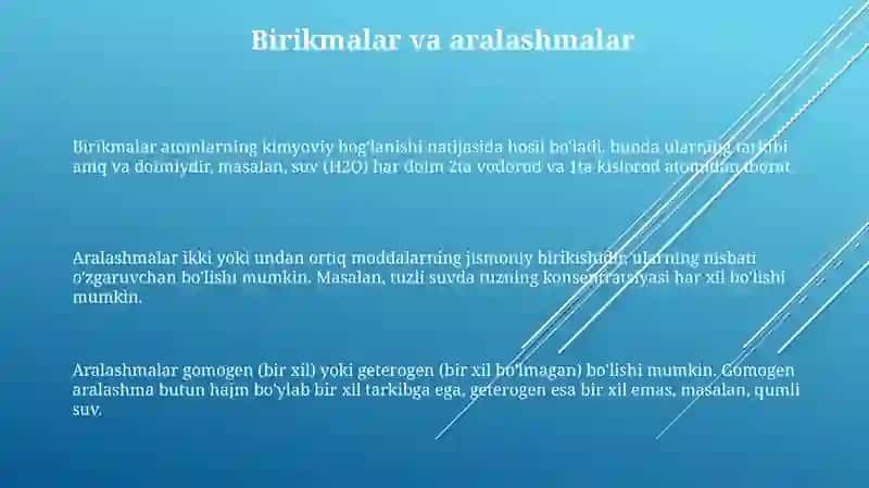 Birikmalar.Ajratadiganbirikmalar 3