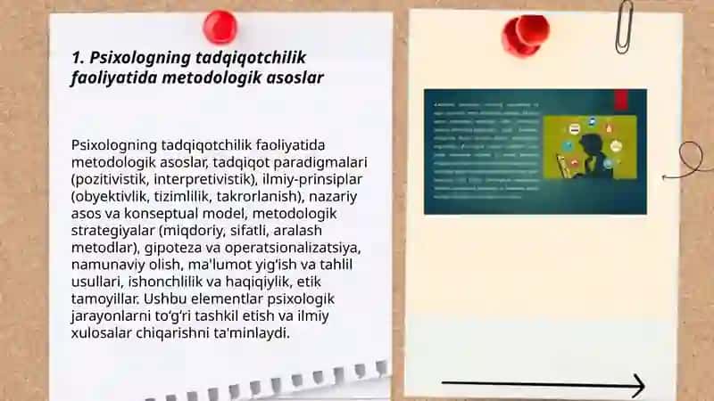 Psixologning tadqiqotchilik faoliyati 3