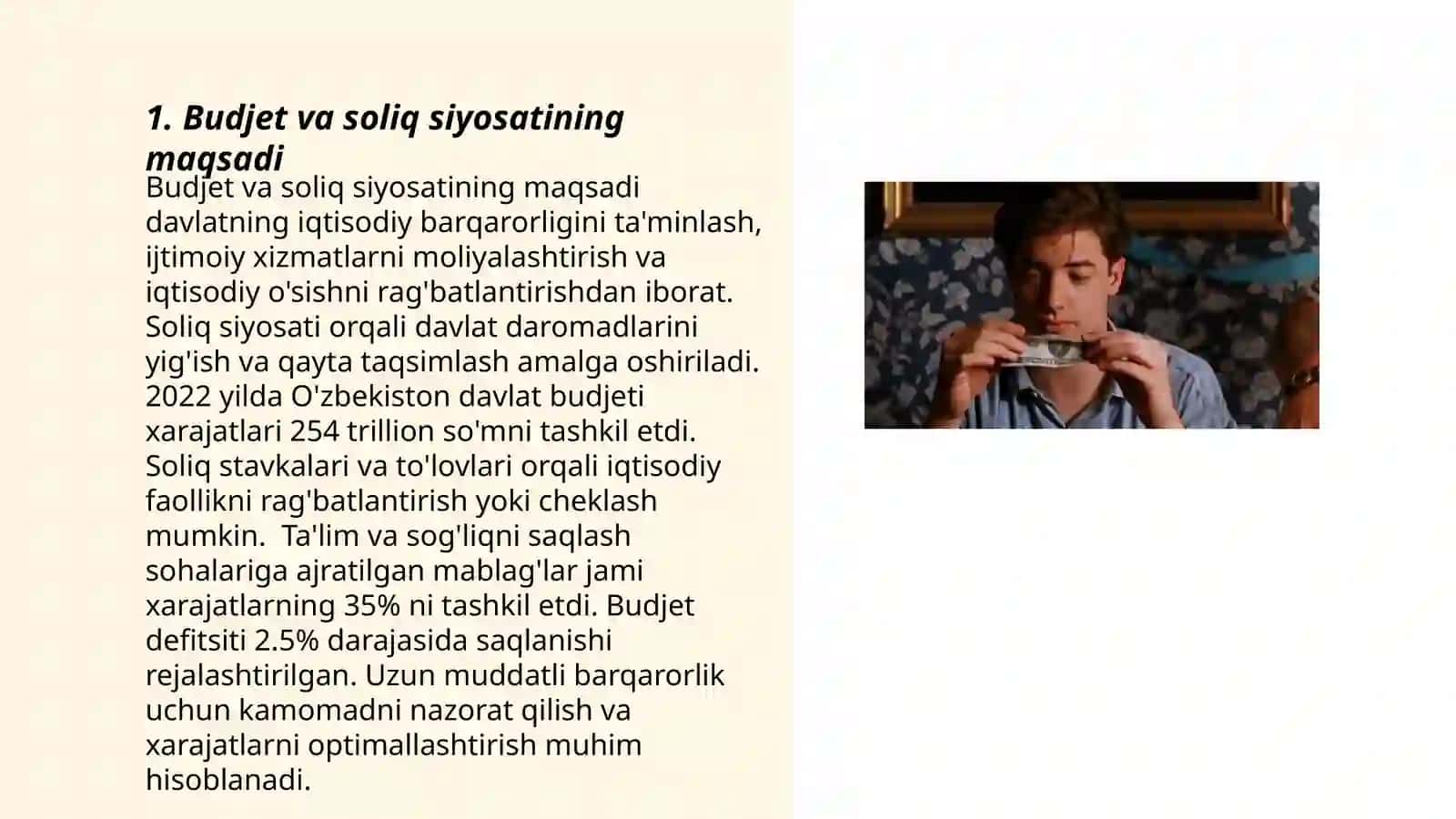 iqtisodiyotda budjet-soliq siyosati 3