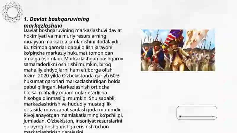 Davlat boshqaruvining markazlashuvi 3