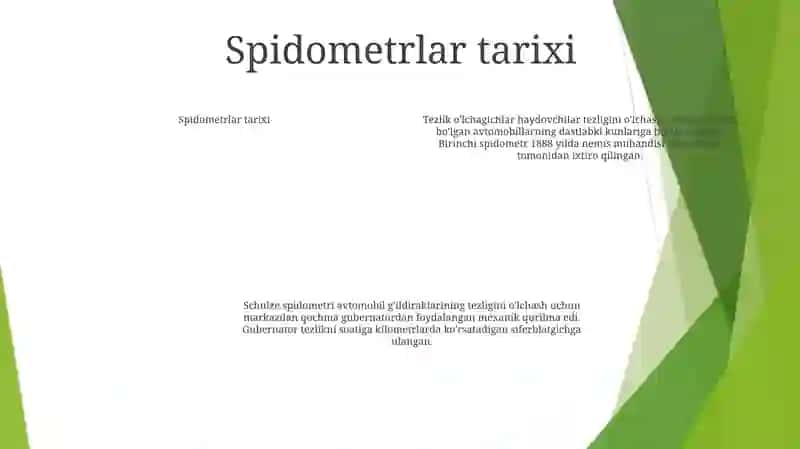 Tezlikni Olchash Vositalari 3