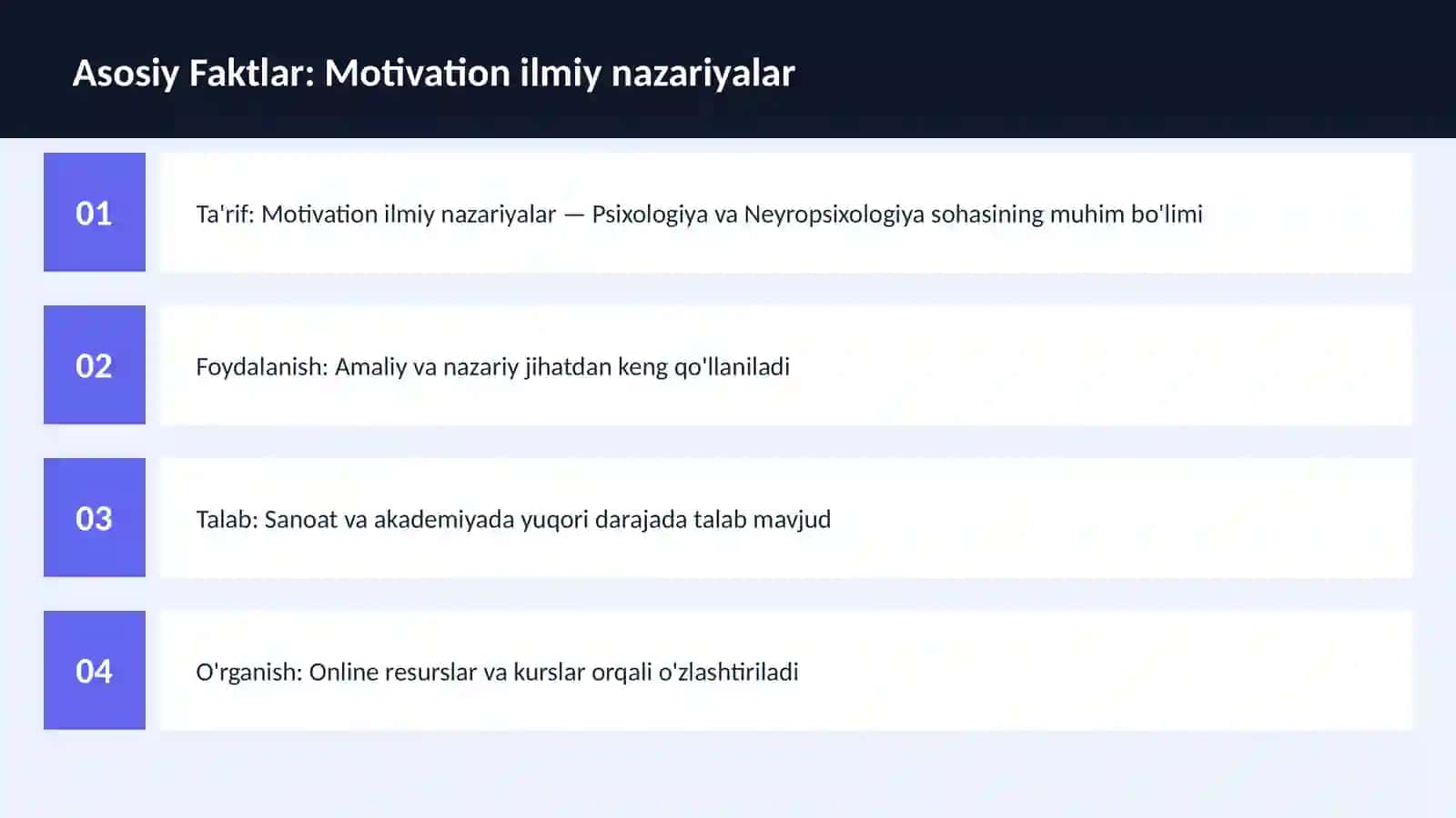 Motivation ilmiy nazariyalar 3