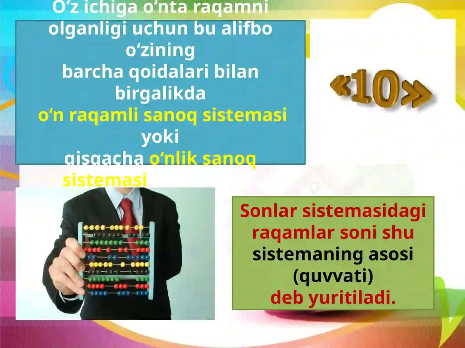 Sanoq sistemasi haqida tushuncha 3