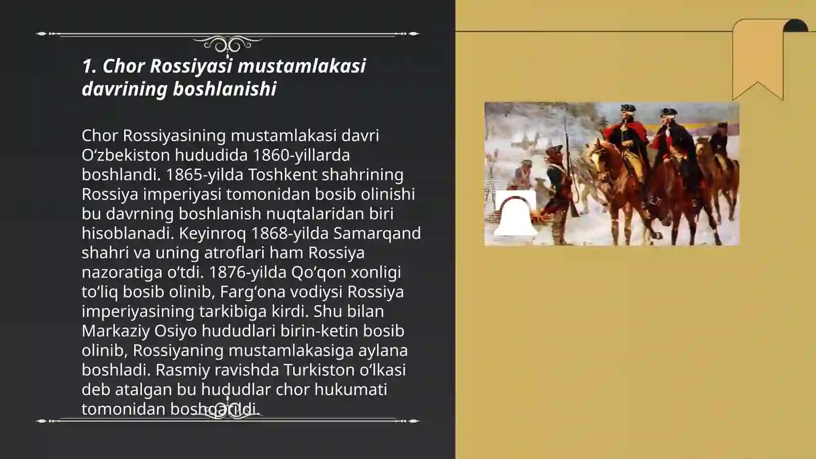 Chor Rossiyasi mustamlakasidavri manbalari 3