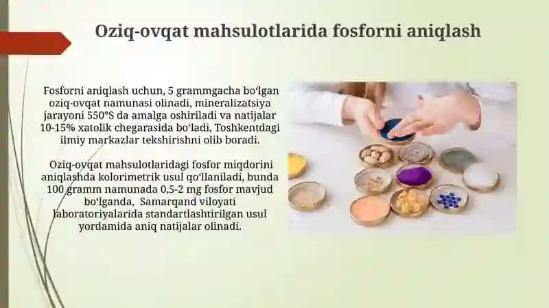Oziq-ovqat tarkibidagi minerallar 3