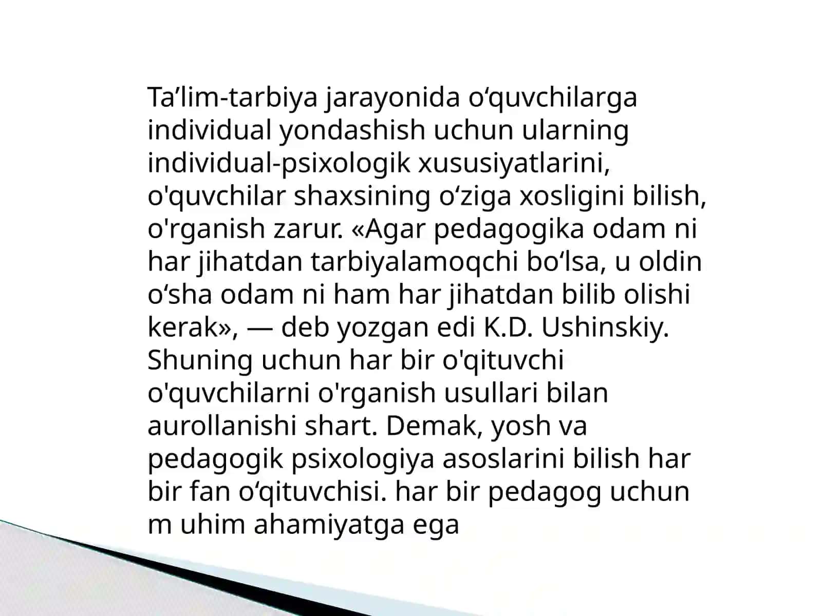 YOSH PSIXOLOGIYASINING TADQIQOT METODLARI 3