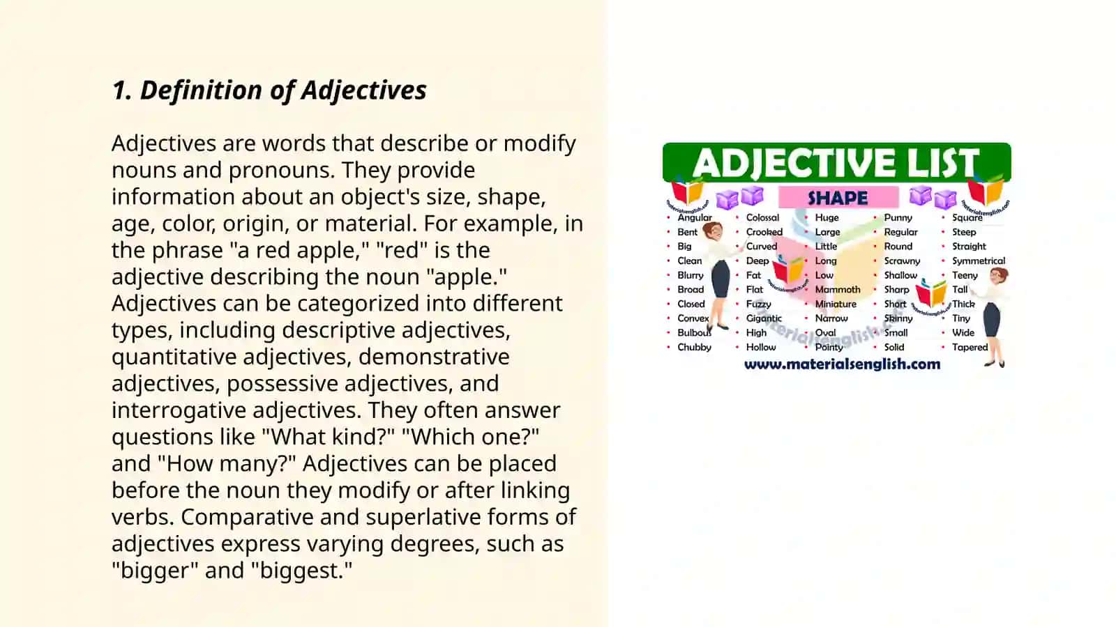 Adjective 3
