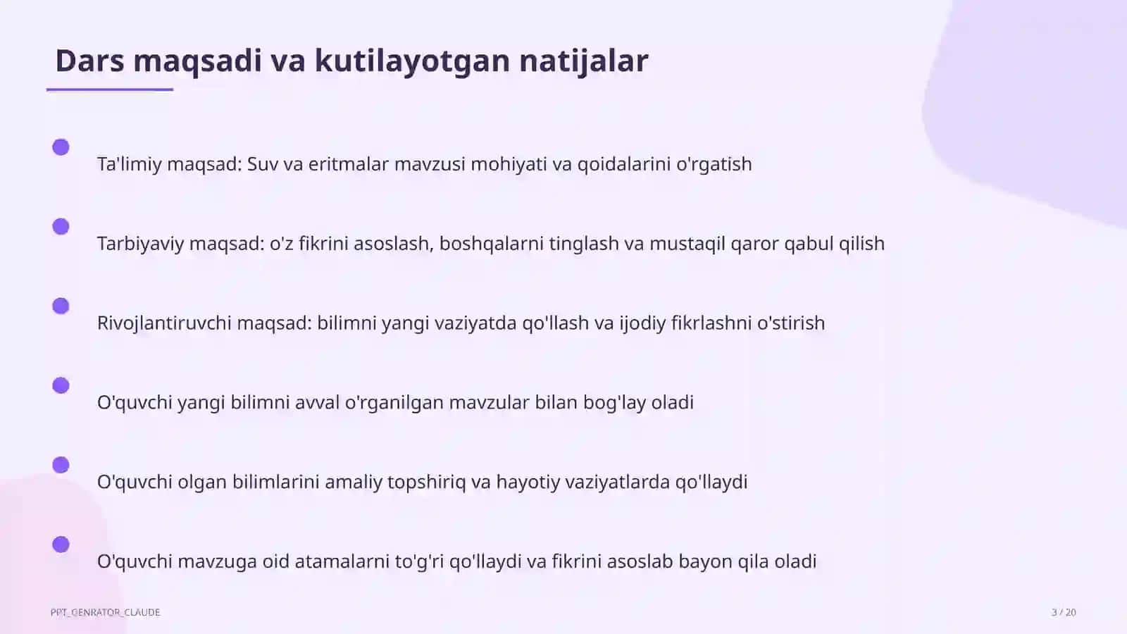 Suv va eritmalar (7-sinf) 3
