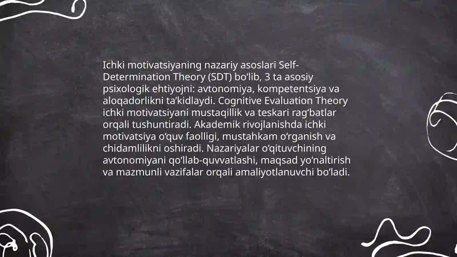Ichki motivatsiyani rivojlantirish 3