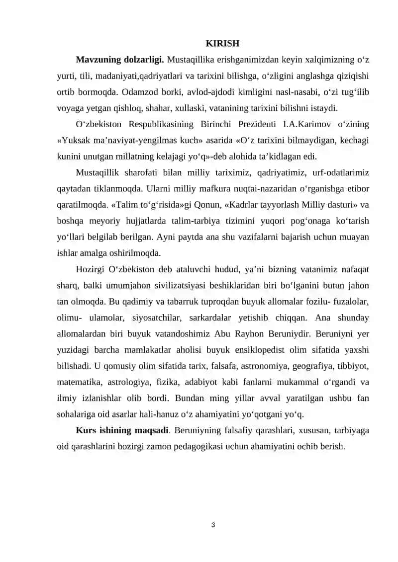 Abu Rayhon Beruniyning tarbiya oid fikrlari 3