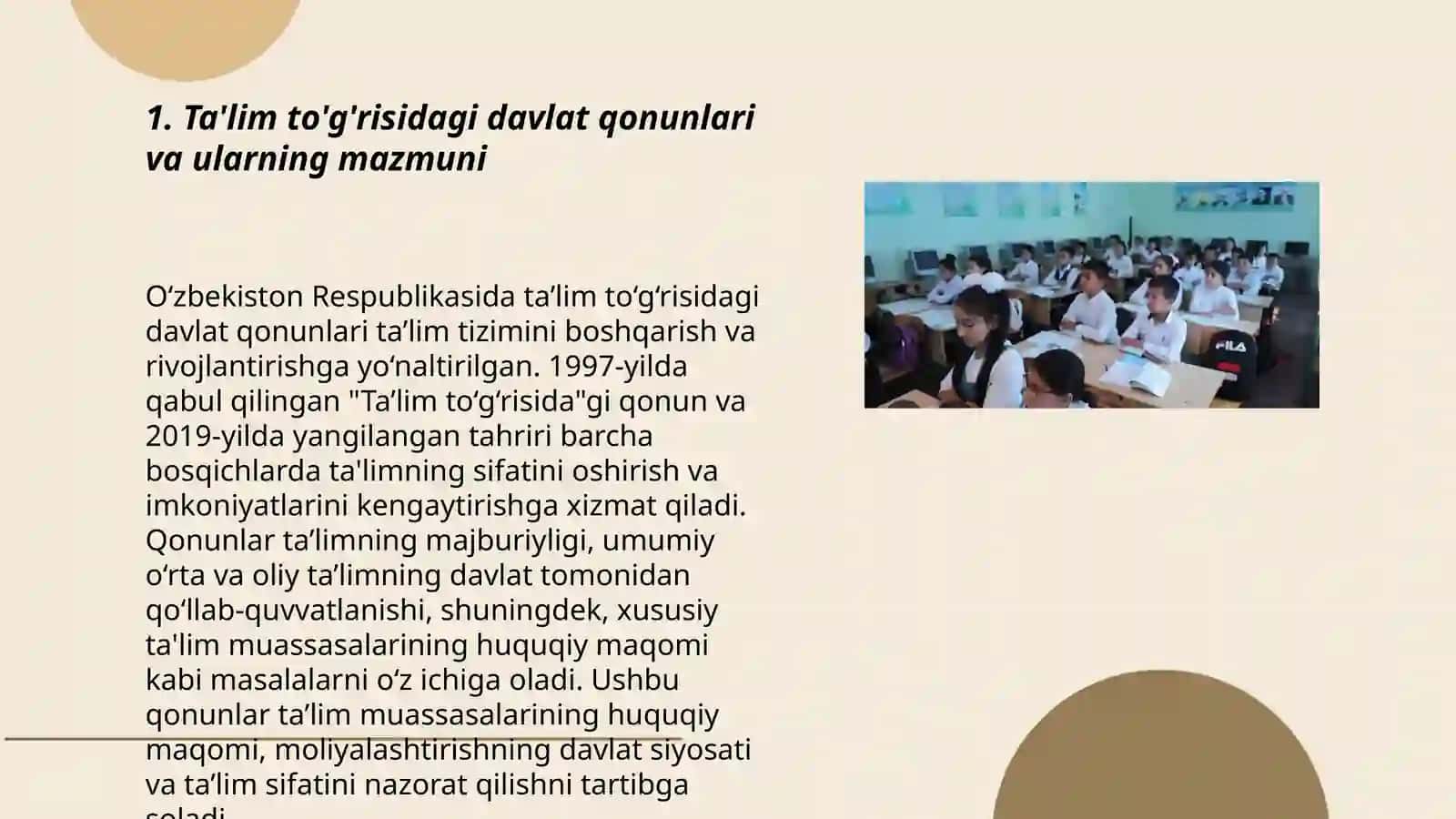 Ta'limning davlat qonunlari 3