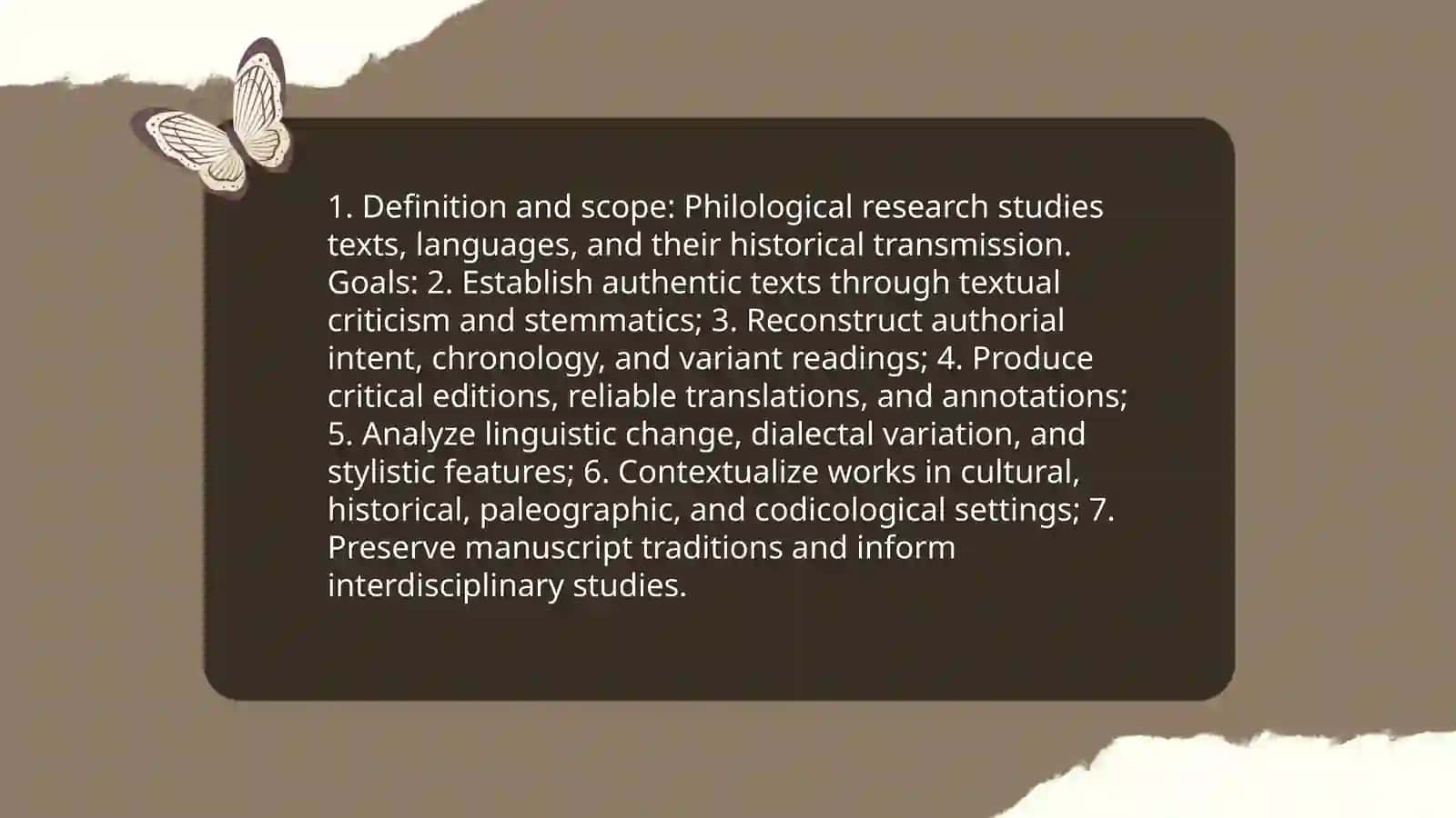 Goals and tasks of philological research 3